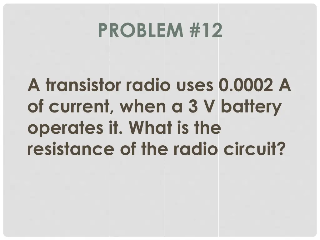 problem 12