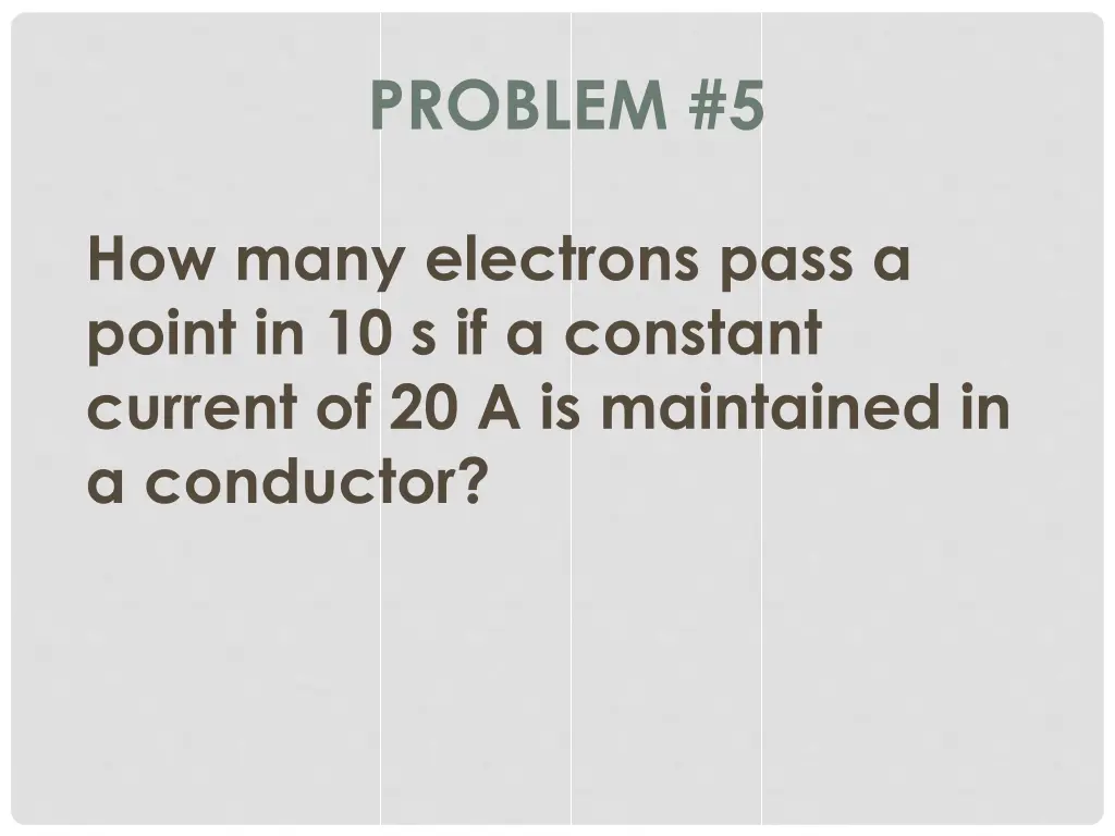 problem 5