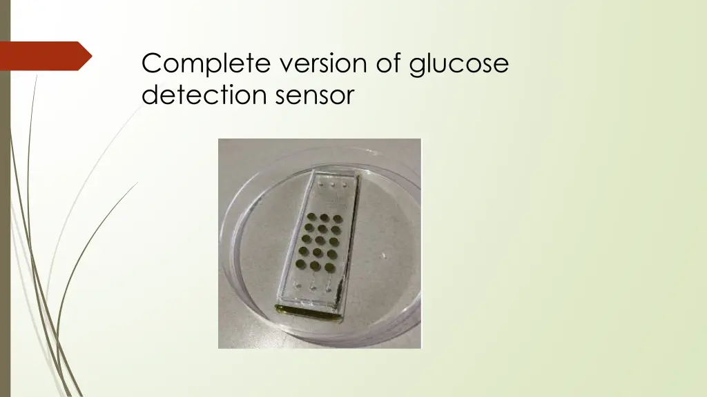 complete version of glucose detection sensor