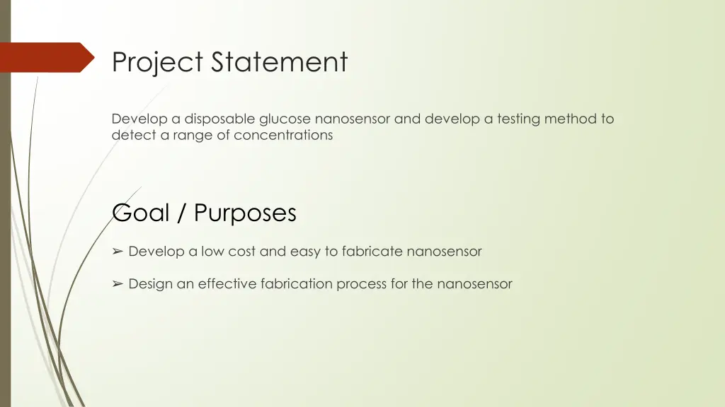 project statement