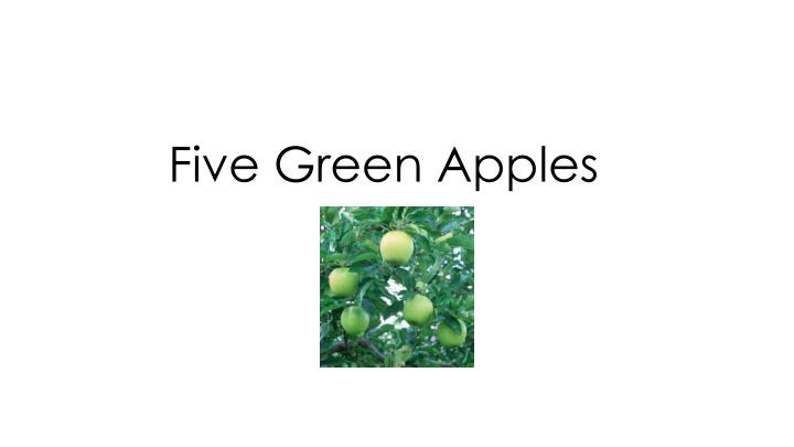 five green apples