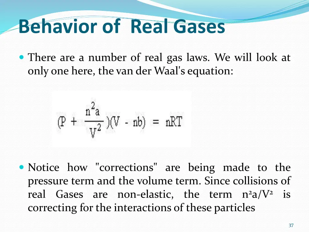 behavior of real gases 2