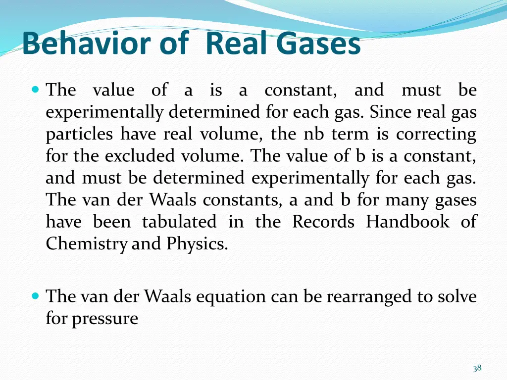 behavior of real gases 3