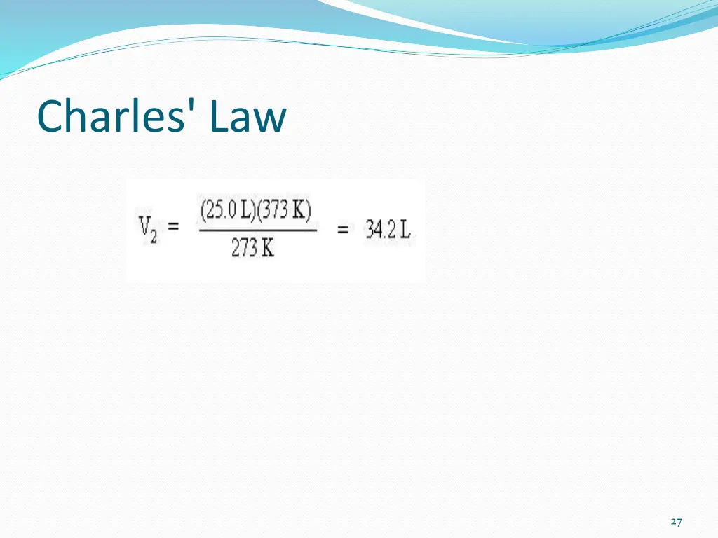 charles law 5