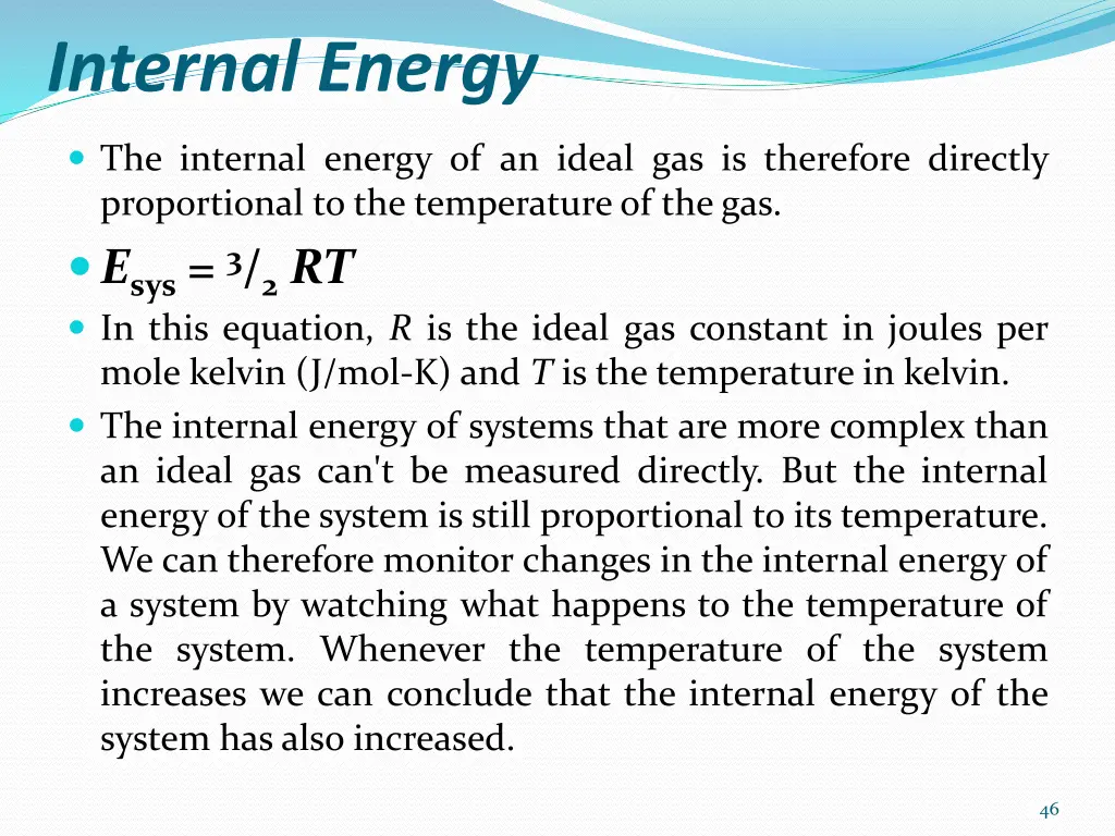 internal energy