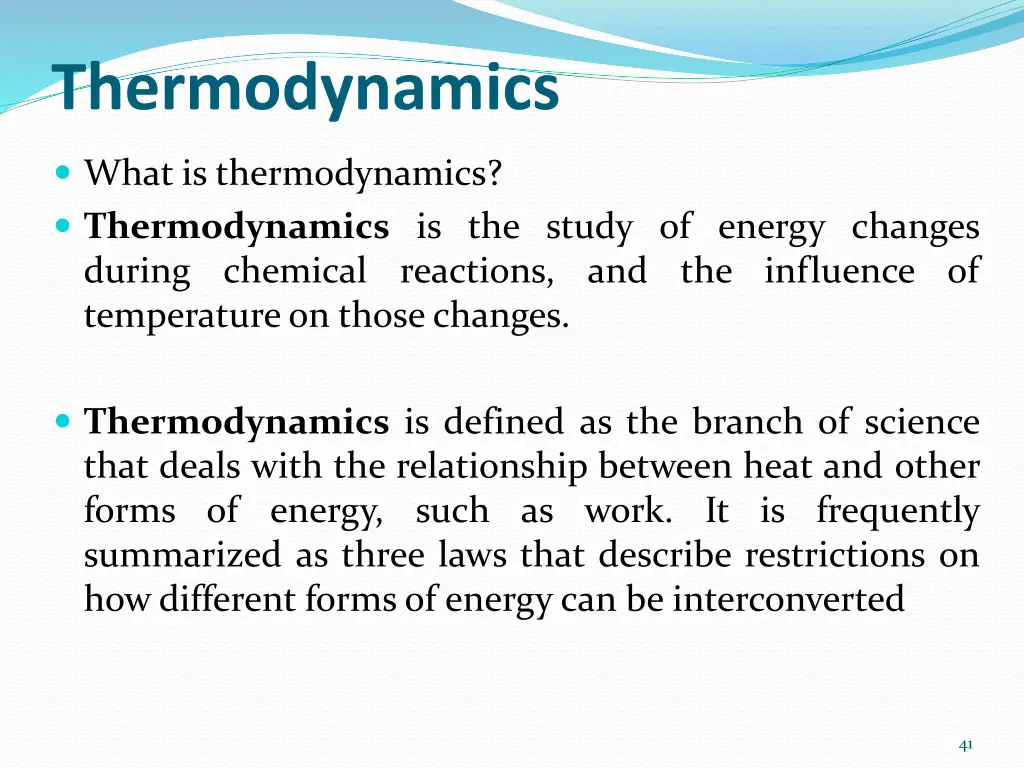 thermodynamics