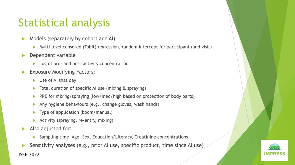 statistical analysis