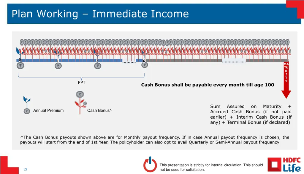 plan working immediate income