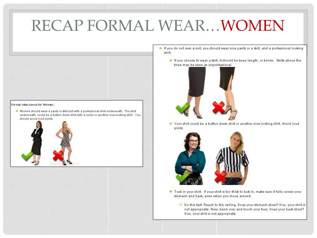 recap formal wear women 1