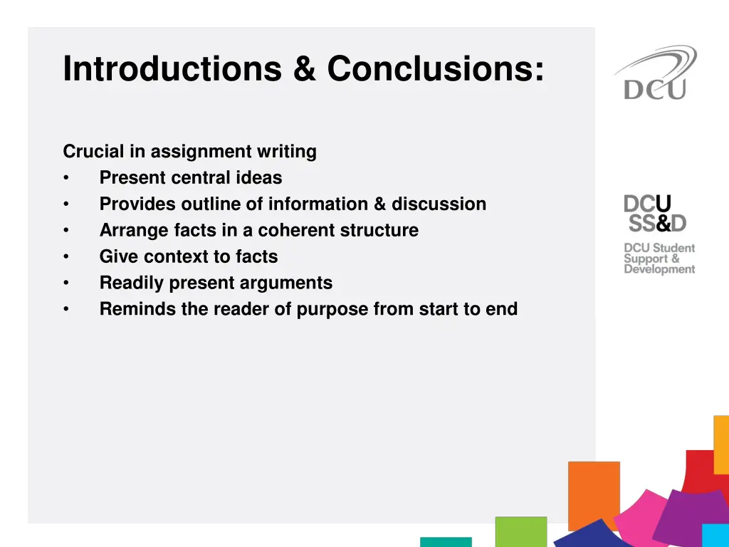 introductions conclusions 1