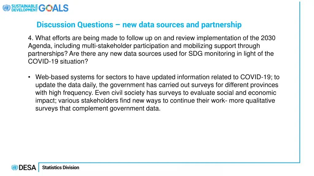 discussion questions new data sources