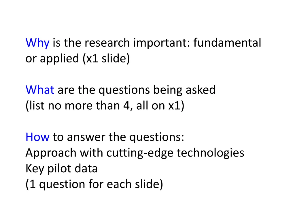 why is the research important fundamental