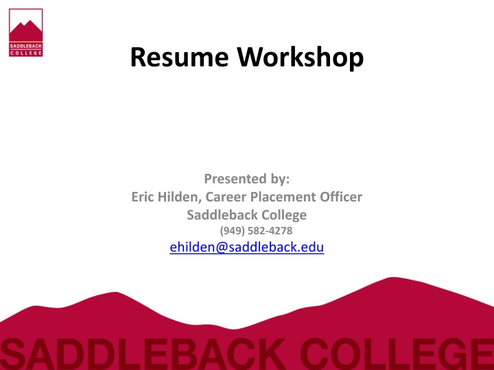 resume workshop