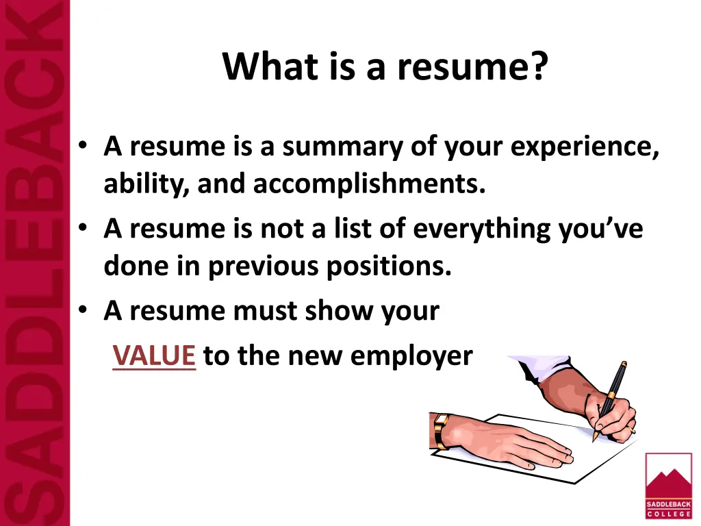 what is a resume