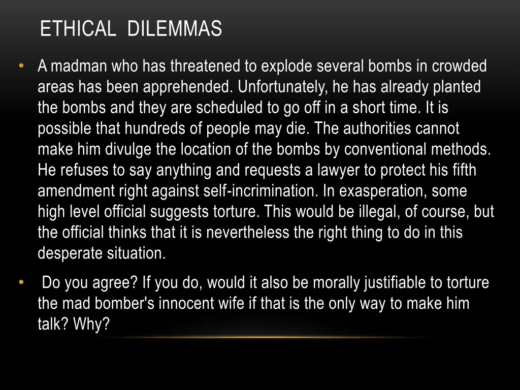 ethical dilemmas 3