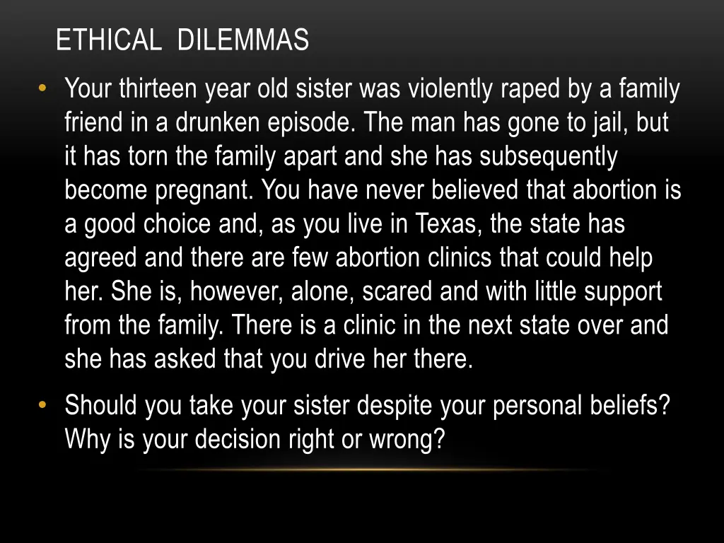 ethical dilemmas 4