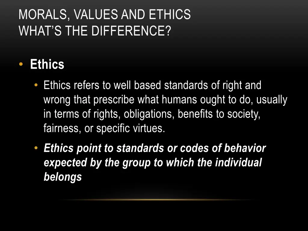 morals values and ethics what s the difference 2