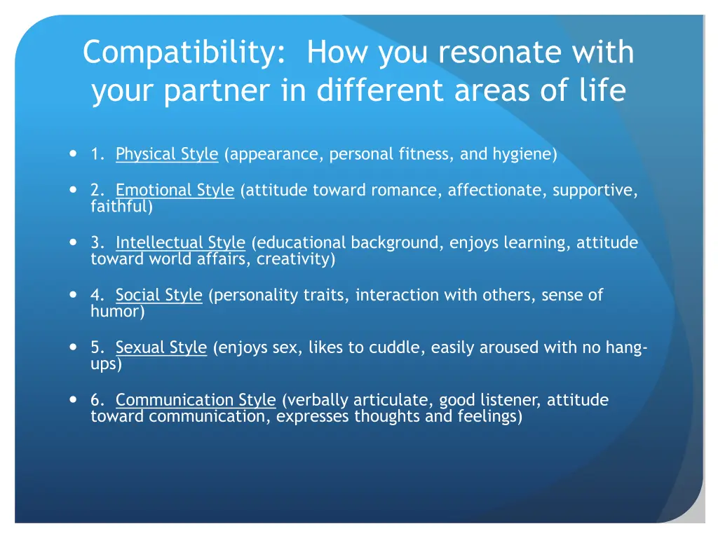 compatibility how you resonate with your partner