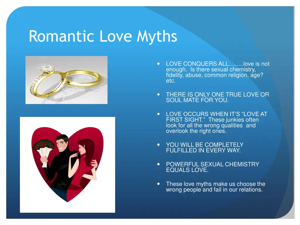 romantic love myths