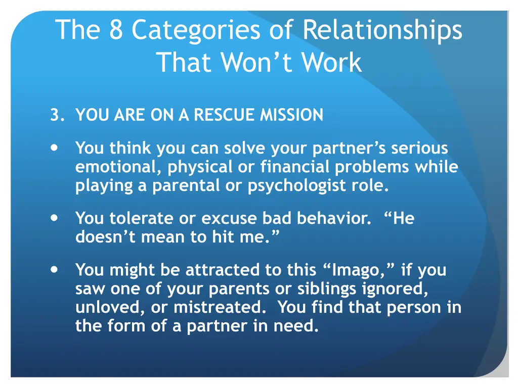 the 8 categories of relationships that won t work 2