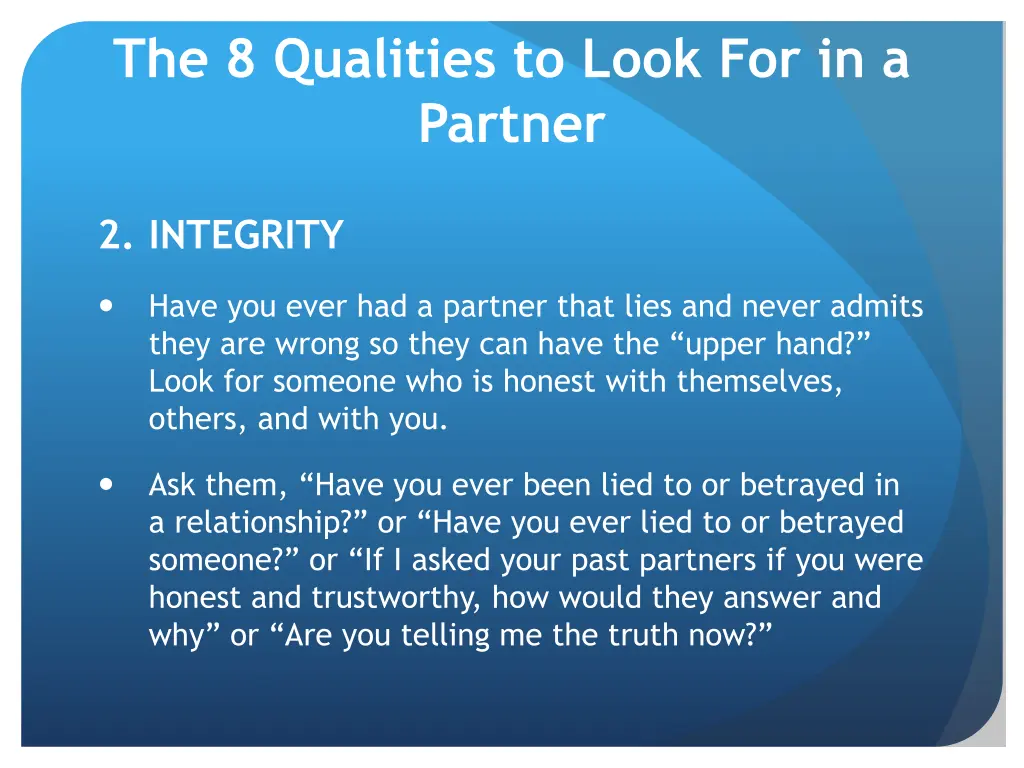 the 8 qualities to look for in a partner 2