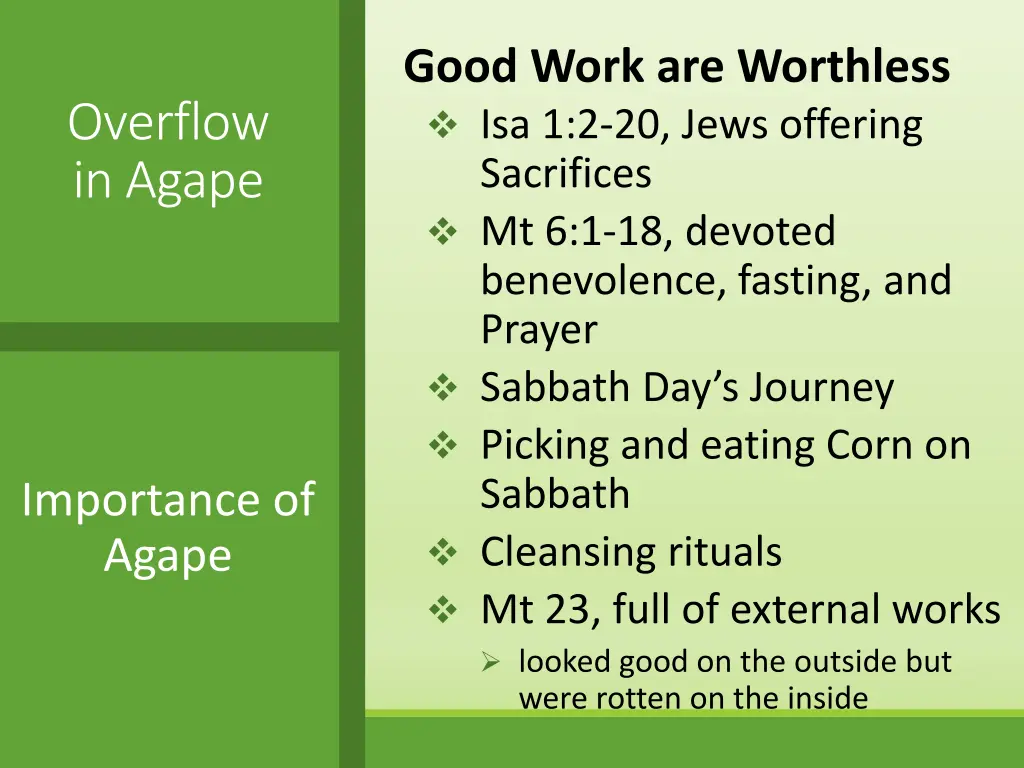 good work are worthless isa 1 2 20 jews offering