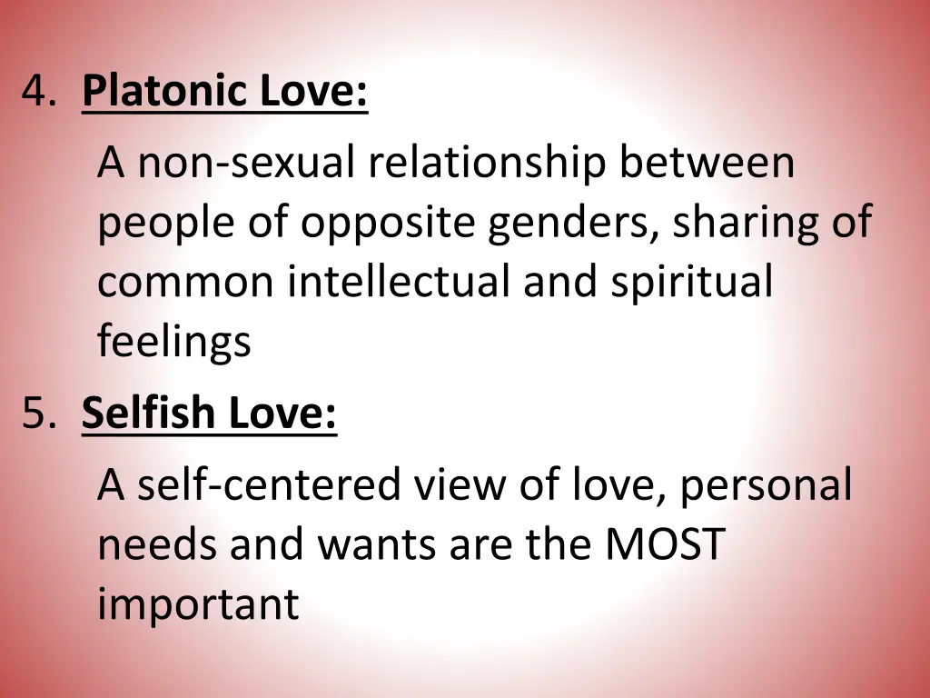 4 platonic love a non sexual relationship between