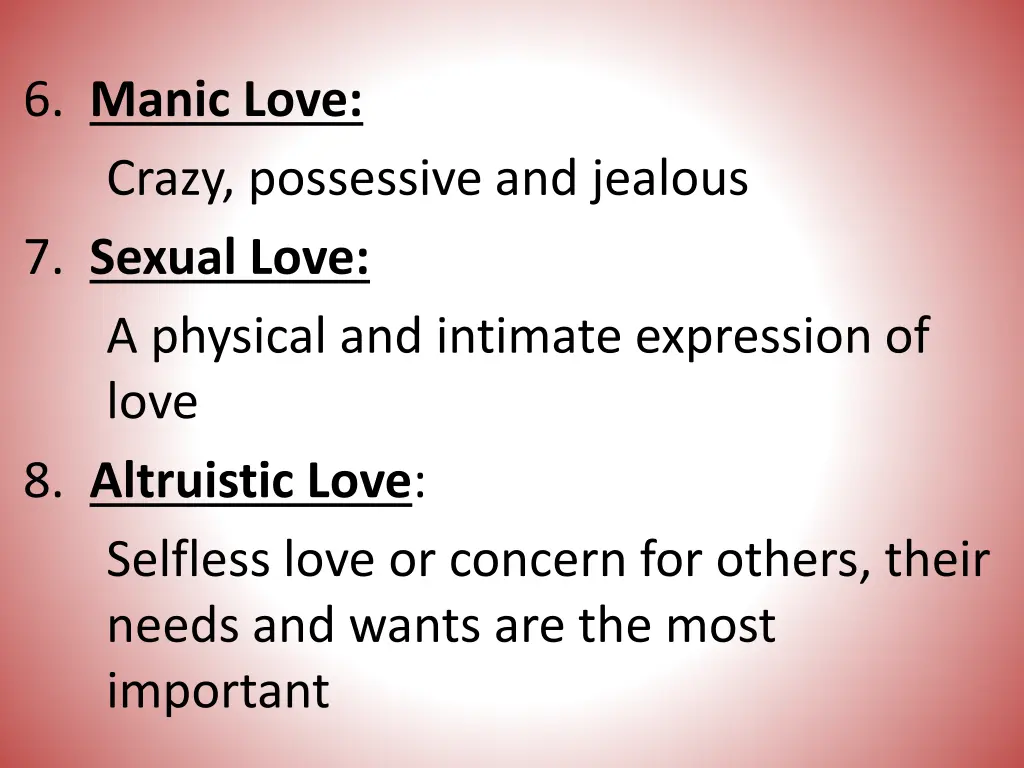 6 manic love crazy possessive and jealous