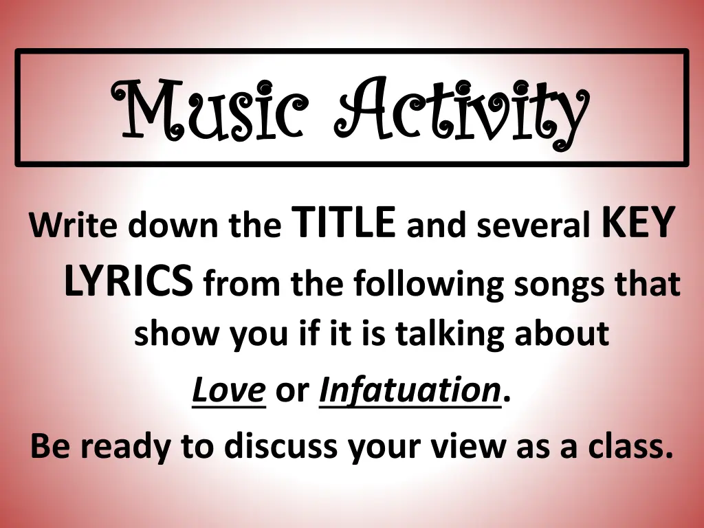 music activity music activity