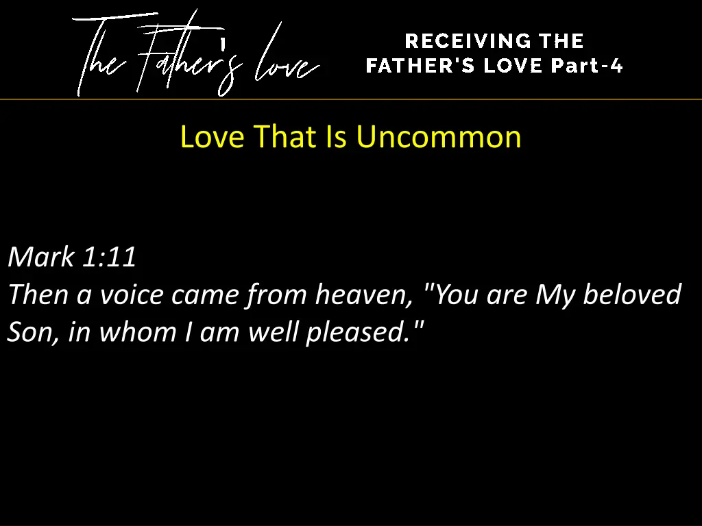 love that is uncommon 1