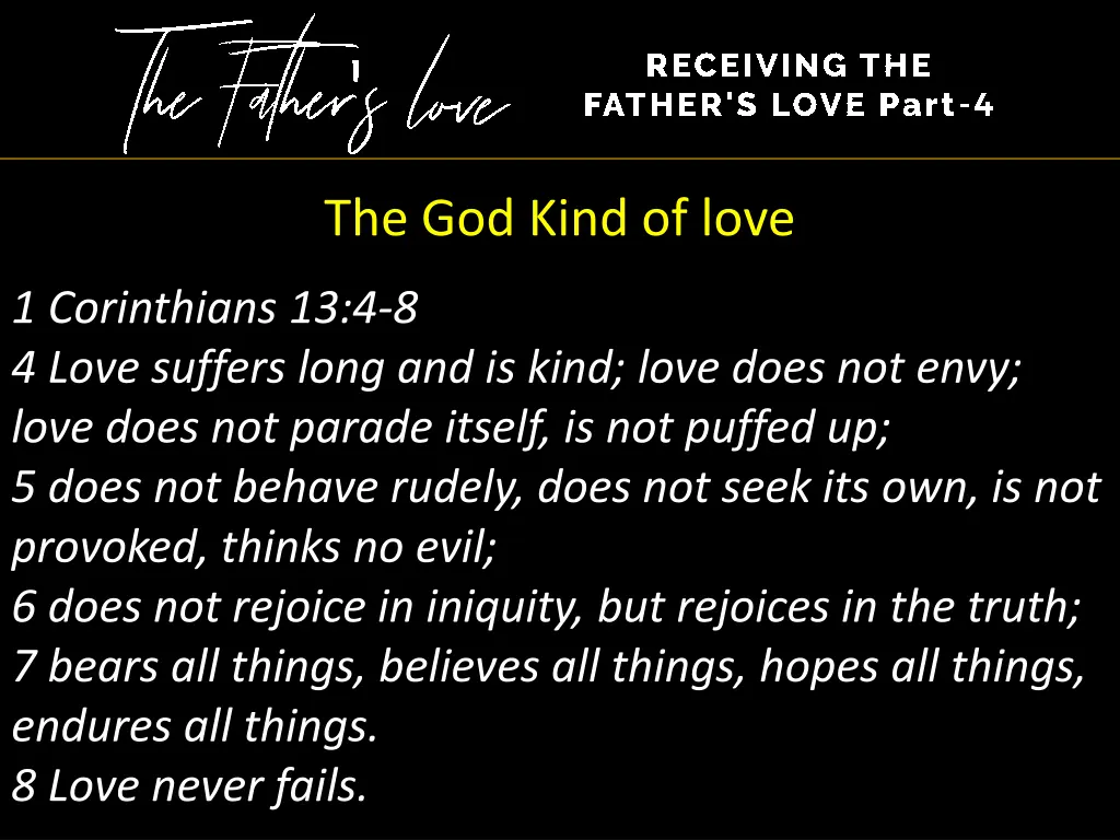 the god kind of love