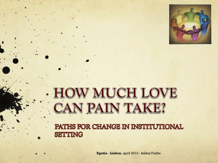 paths for change in institutional setting