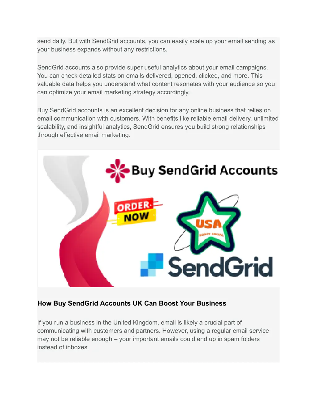 send daily but with sendgrid accounts