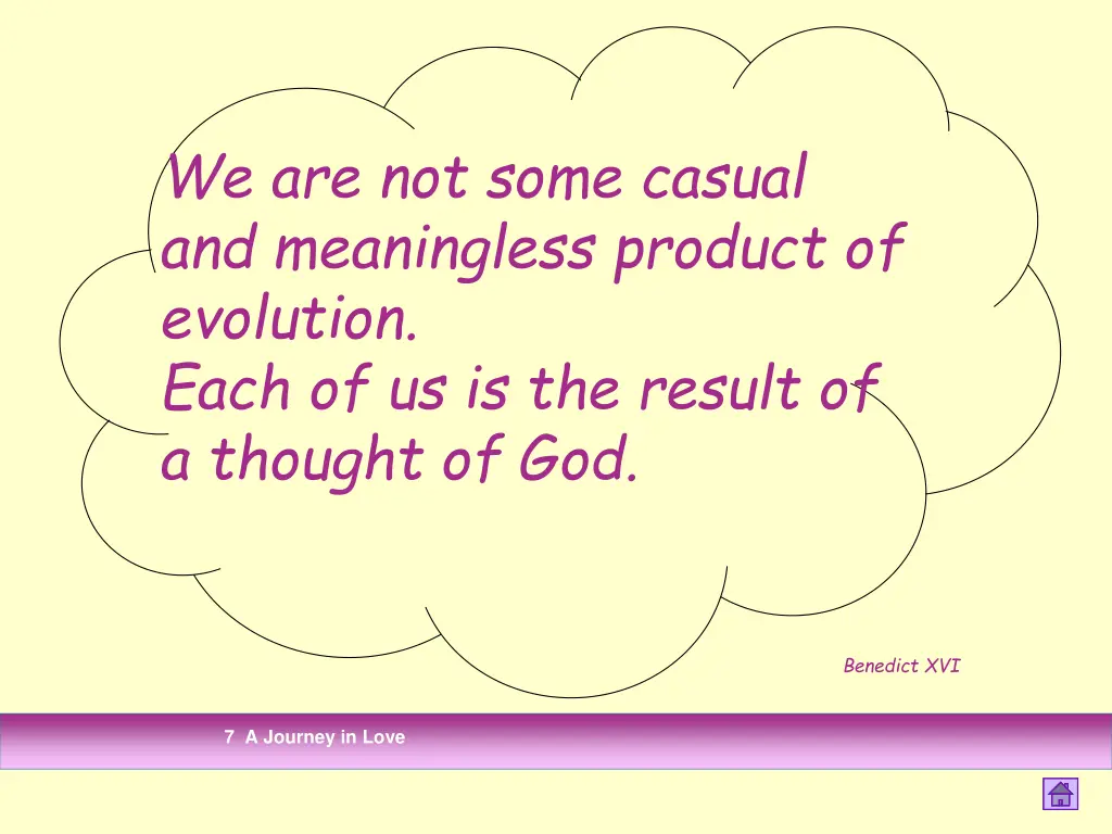 we are not some casual and meaningless product