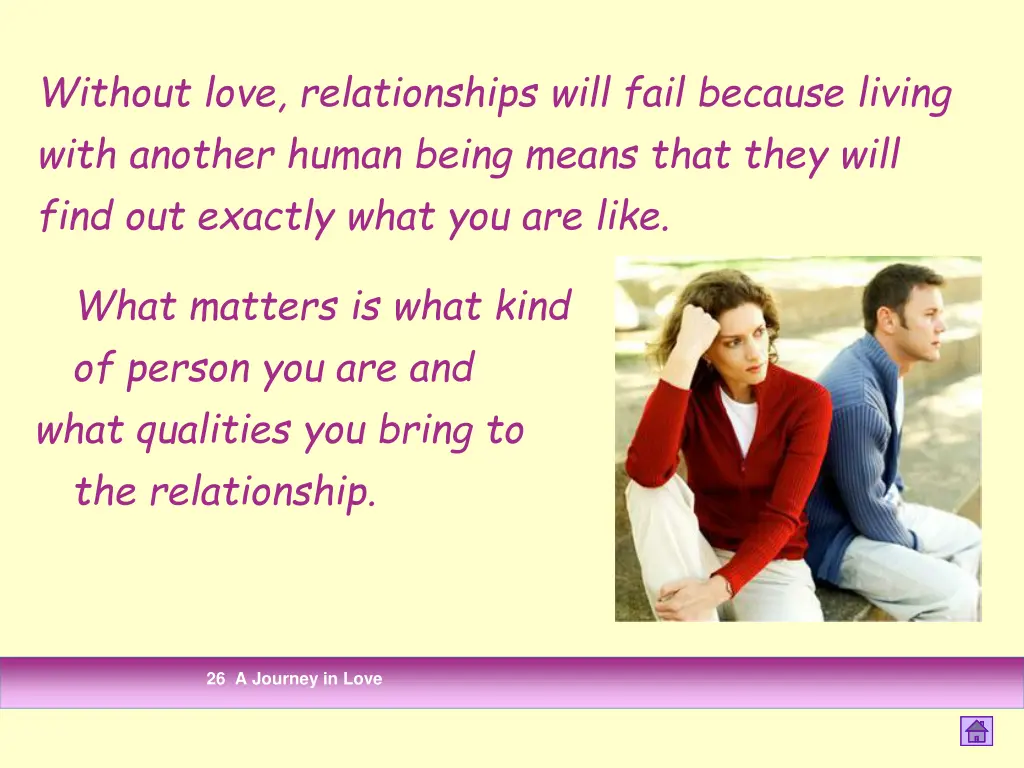 without love relationships will fail because