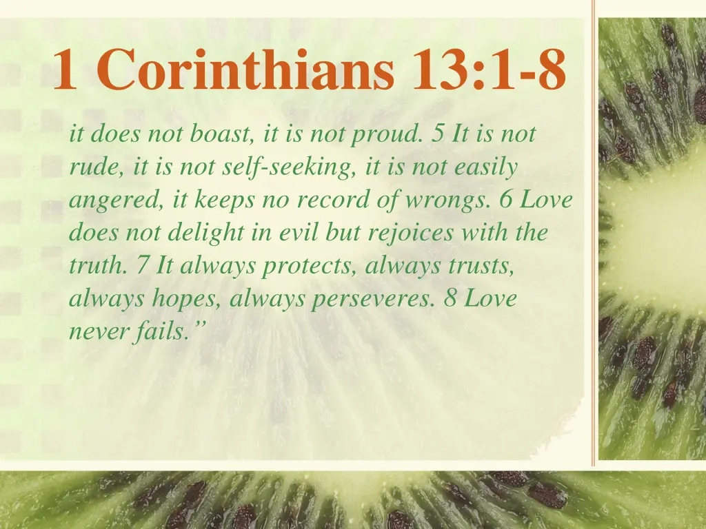 1 corinthians 13 1 8 1