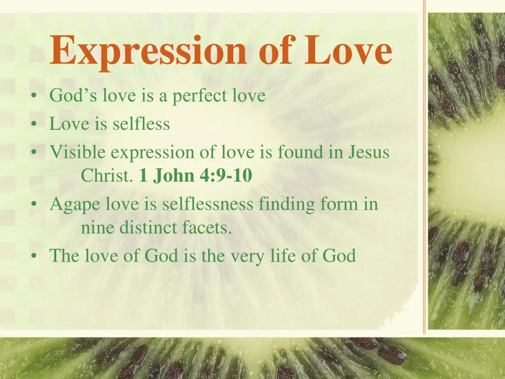 expression of love