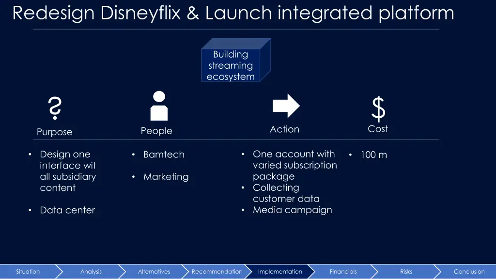 redesign disneyflix launch integrated platform