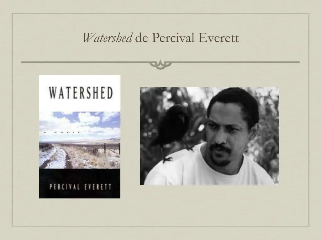 watershed de percival everett