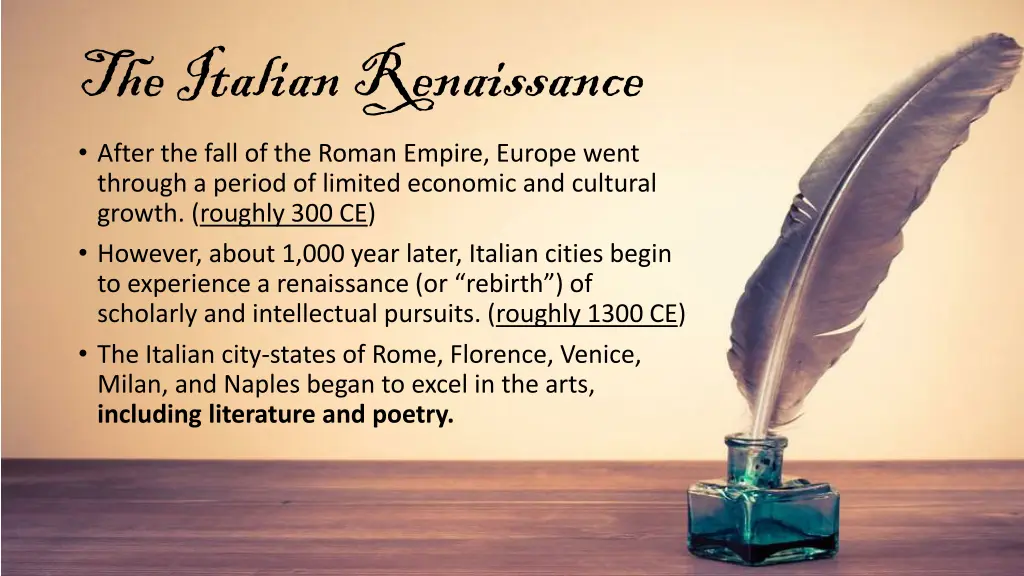 the italian renaissance