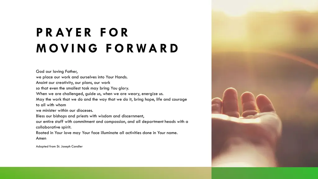 prayer for moving forward