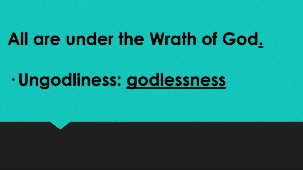 all are under the wrath of god 2