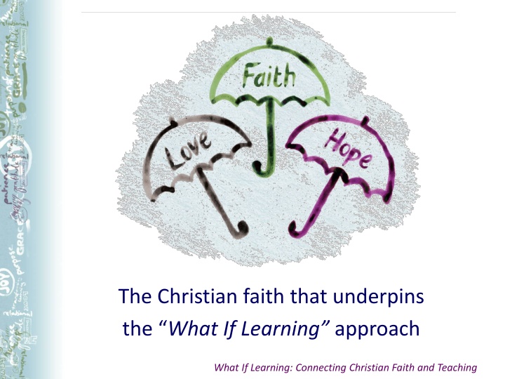 the christian faith that underpins the what