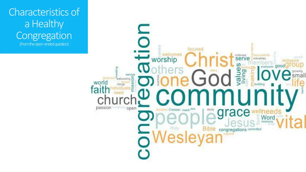 characteristics of a healthy congregation from