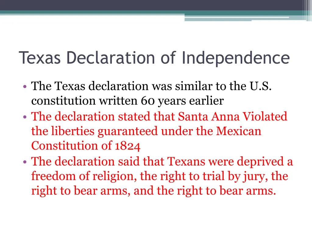 texas declaration of independence