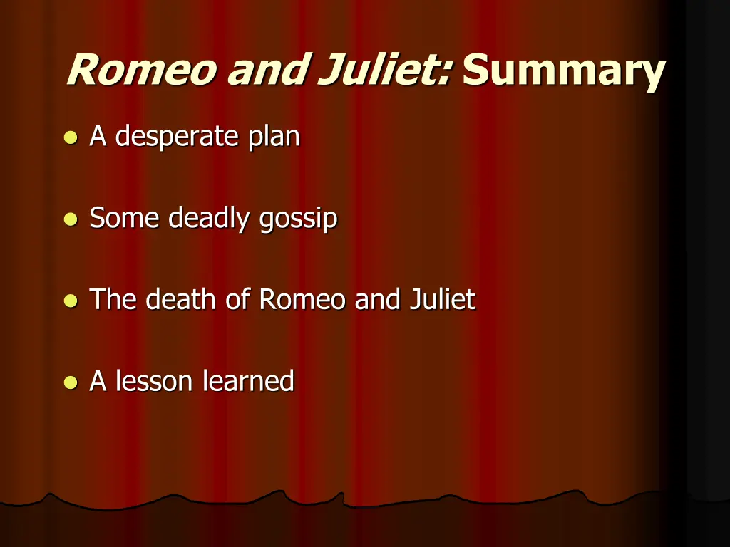 romeo and juliet summary 1