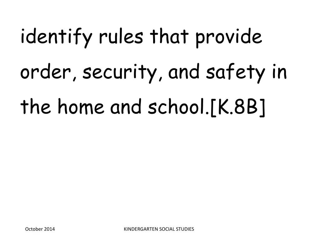 identify rules that provide order security