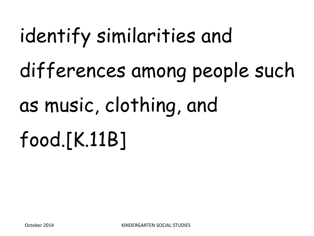 identify similarities and differences among 1