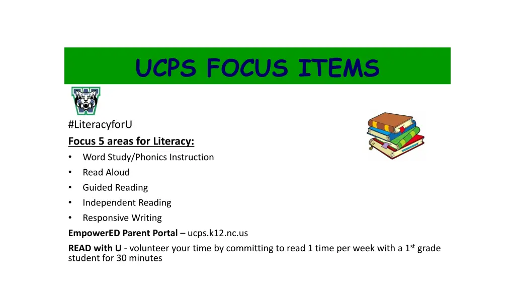 ucps focus items