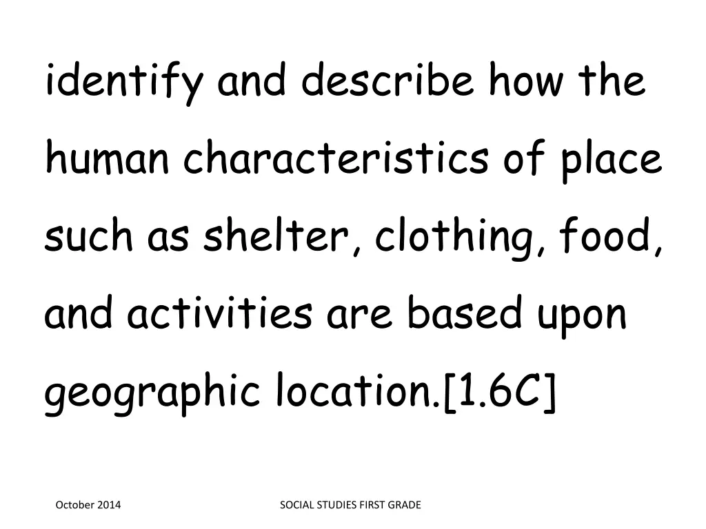 identify and describe how the human